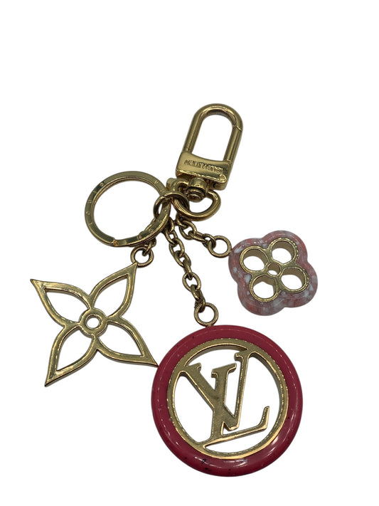 PRE-OWNED LV Pink Bag Charm