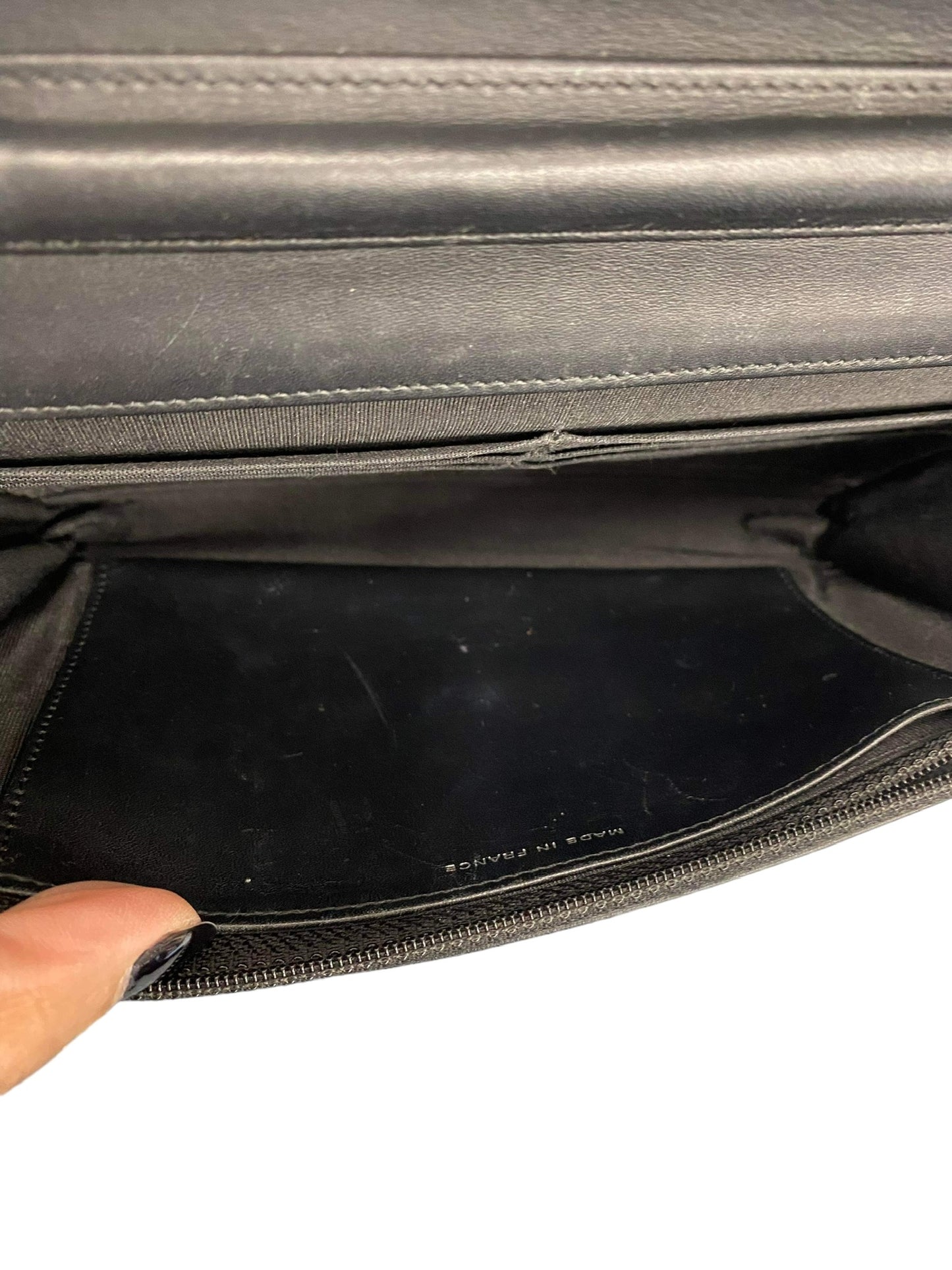 CHANEL - Caviar Wallet on Chain WOC Timeless Crossbody Bag