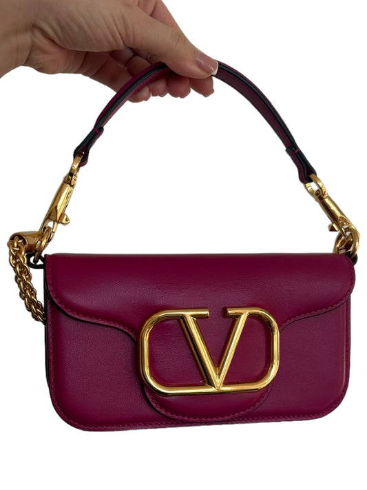 VALENTINO - Leather Vlogo Mini Loco Handbag