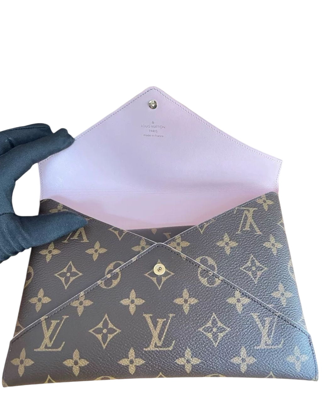 PRE-OWNED LV Monogram Canvas Pochette Kirigami Clutches