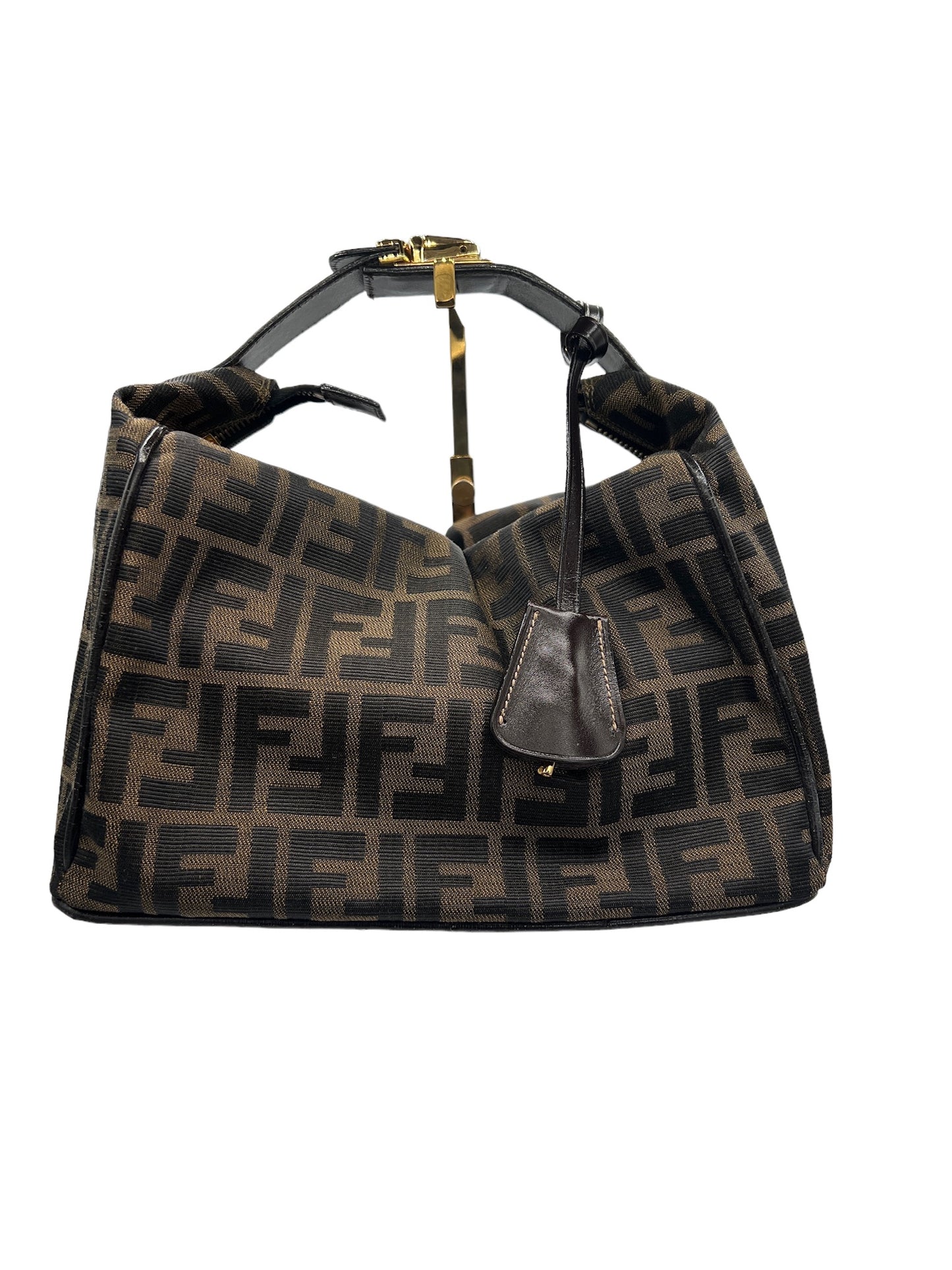 FENDI - Jacquard Leather Zucca Handbag