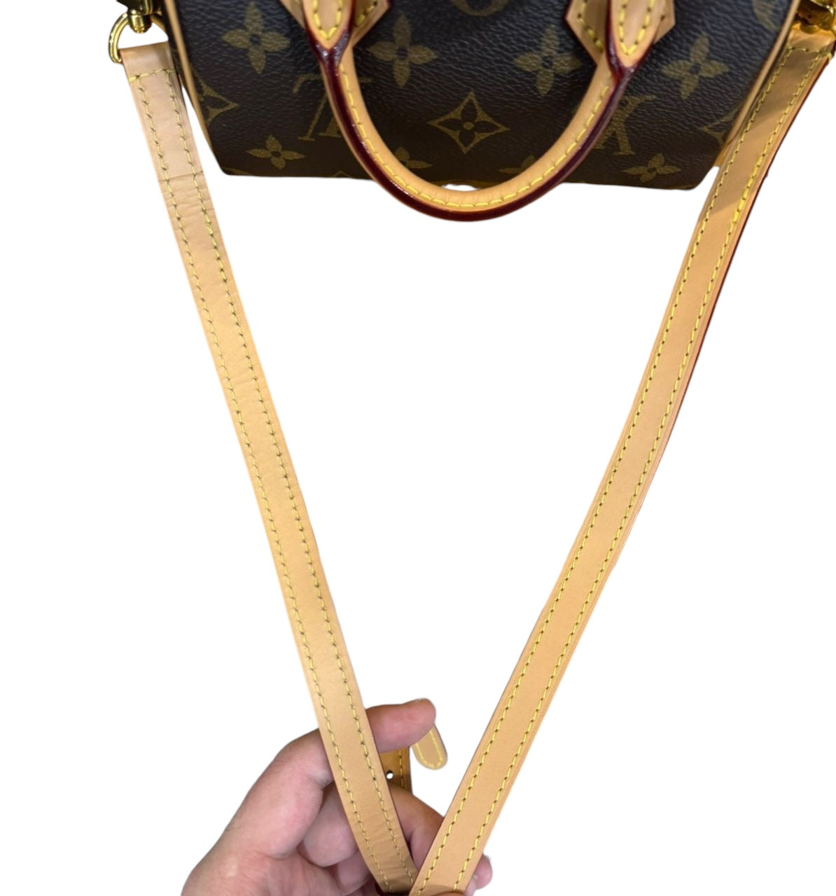 PRE-OWNED LV Monogram Vivienne Nano Speedy Crossbody Bag