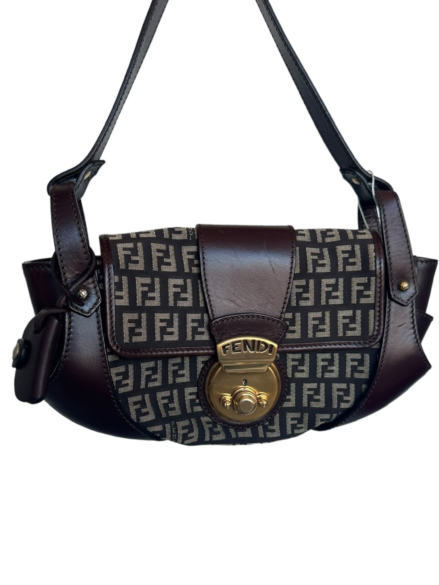 FENDI - Zucchino Tabacco Hobo
