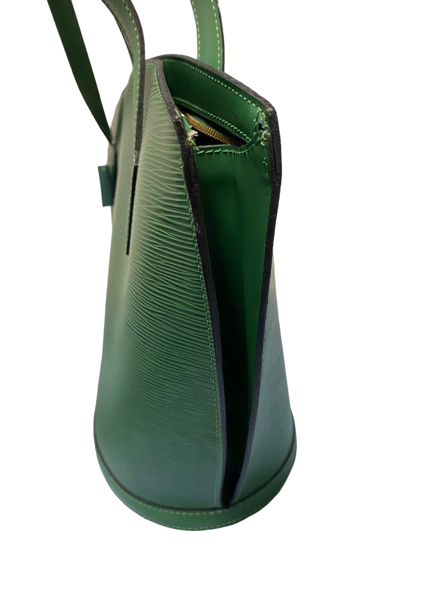 LOUIS VUITTON - Bolso de mano Saint Jacques Epi verde