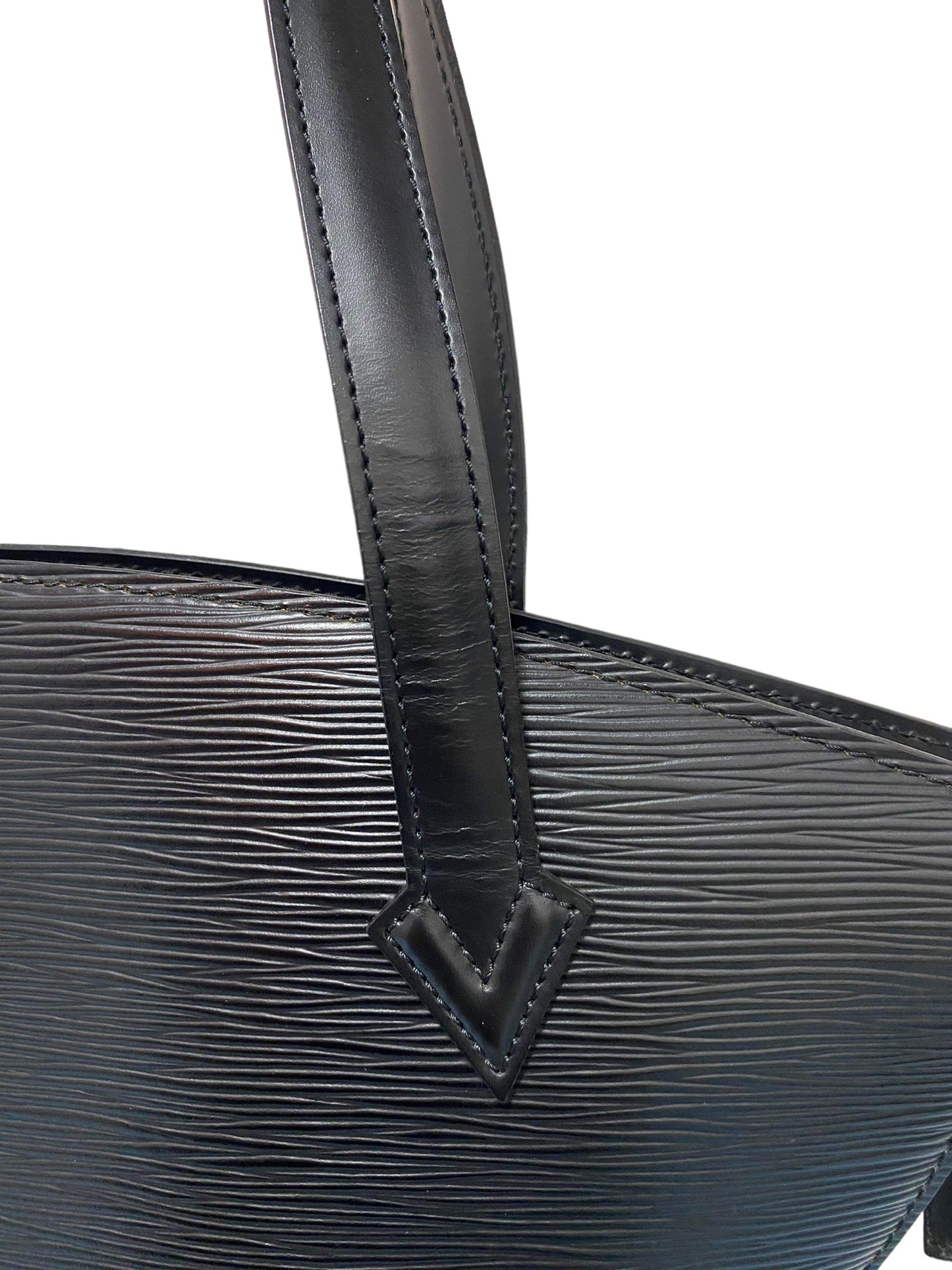 LOUIS VUITTON - Saint Jacques Epi Black Handbag