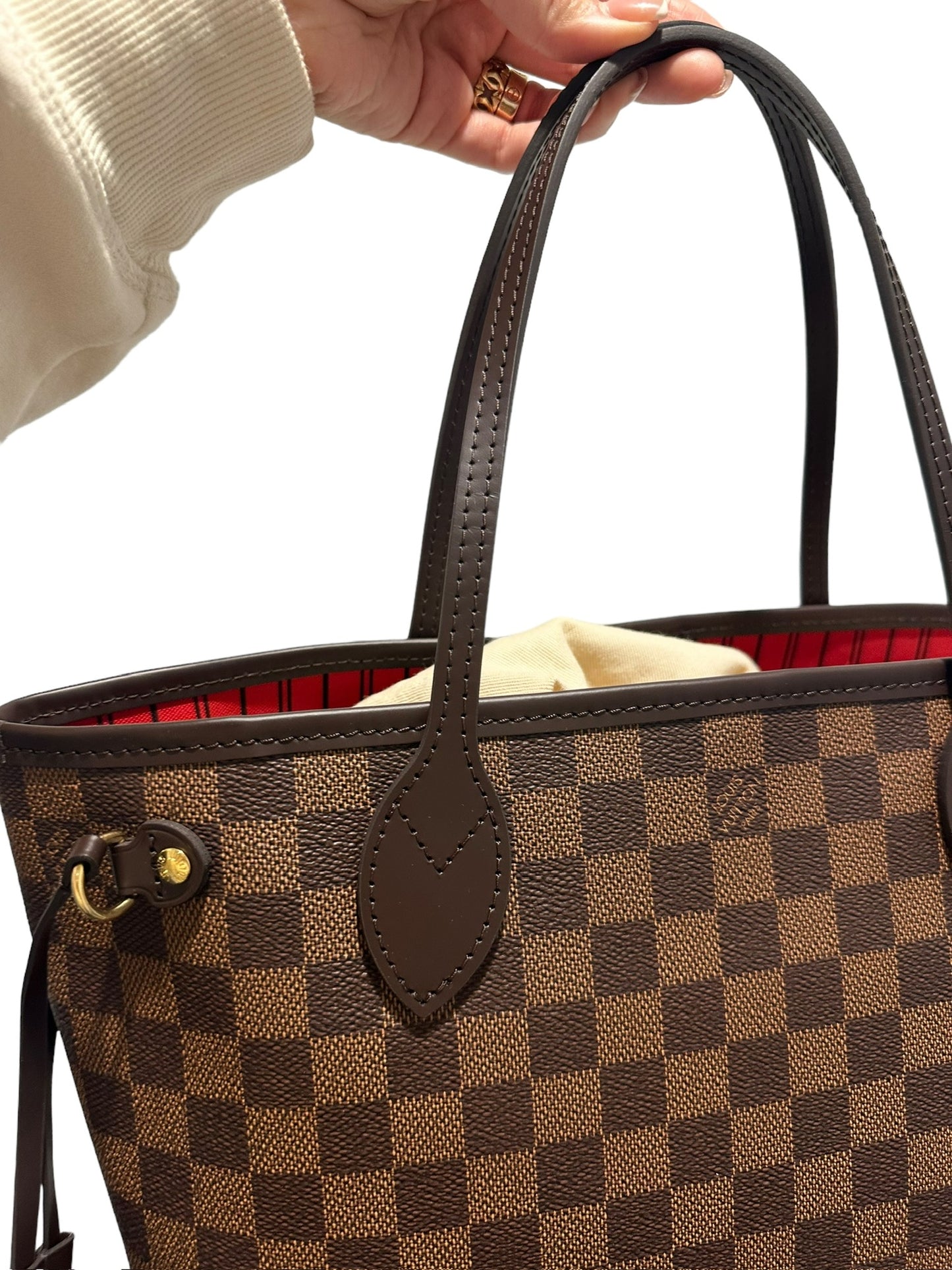 LOUIS VUITTON - Damier Ebene Canvas Neverfull PM