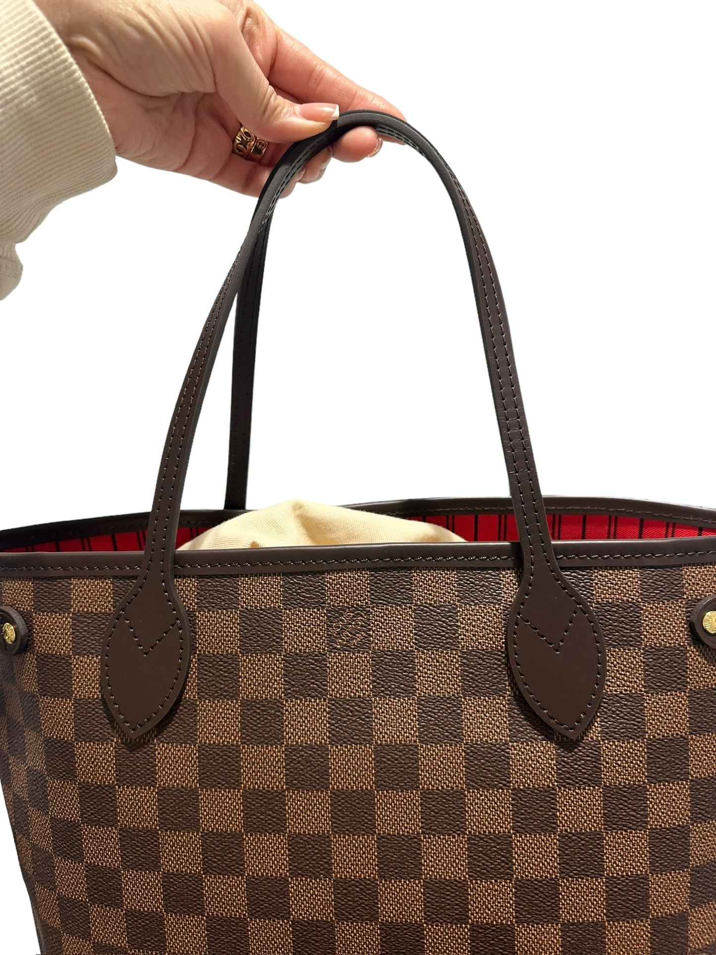 LOUIS VUITTON - Damier Ebene Canvas Neverfull PM