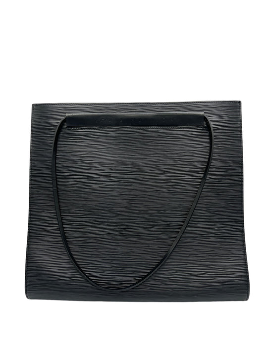 LOUIS VUITTON - St-Tropez Noir Leather Epi Shoulder Bag