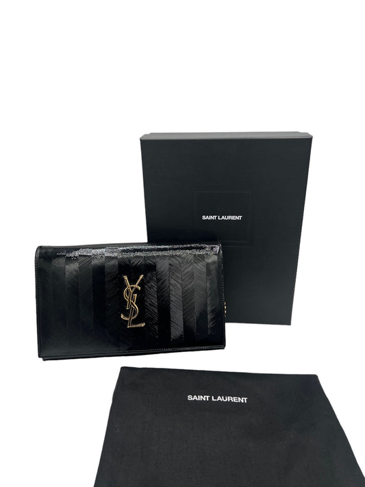 SAINT LAURENT - Monogramme Patent Chain Wallet Bag