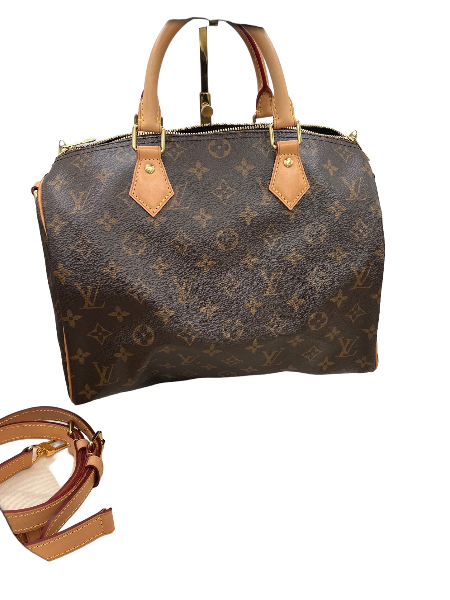 LOUIS VUITTON - Bolso de mano Speedy Bandouliere 30 Monogram