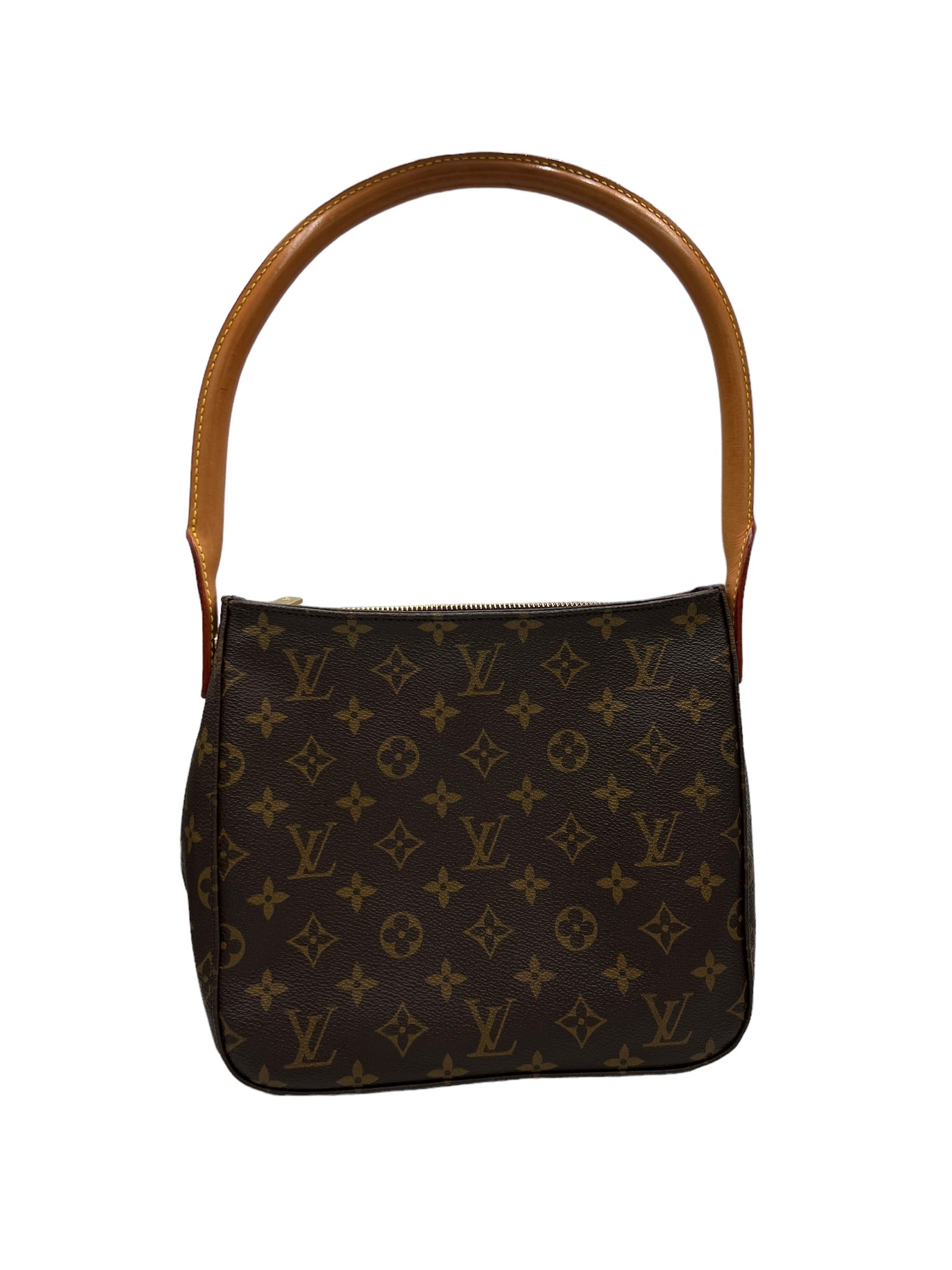 LOUIS VUITTON - Bolso de hombro de lona con monograma MM en bucle