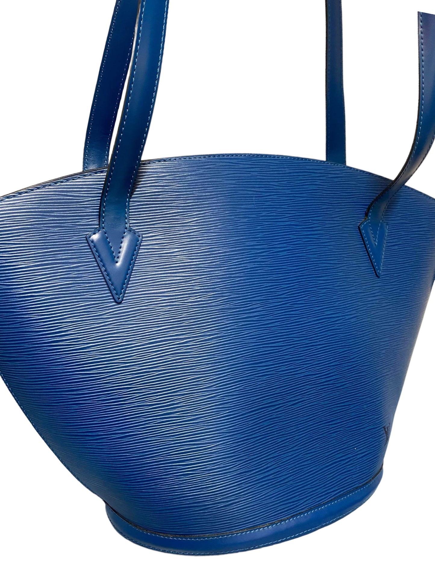 LOUIS VUITTON - Saint Jacques Epi Blue Handbag