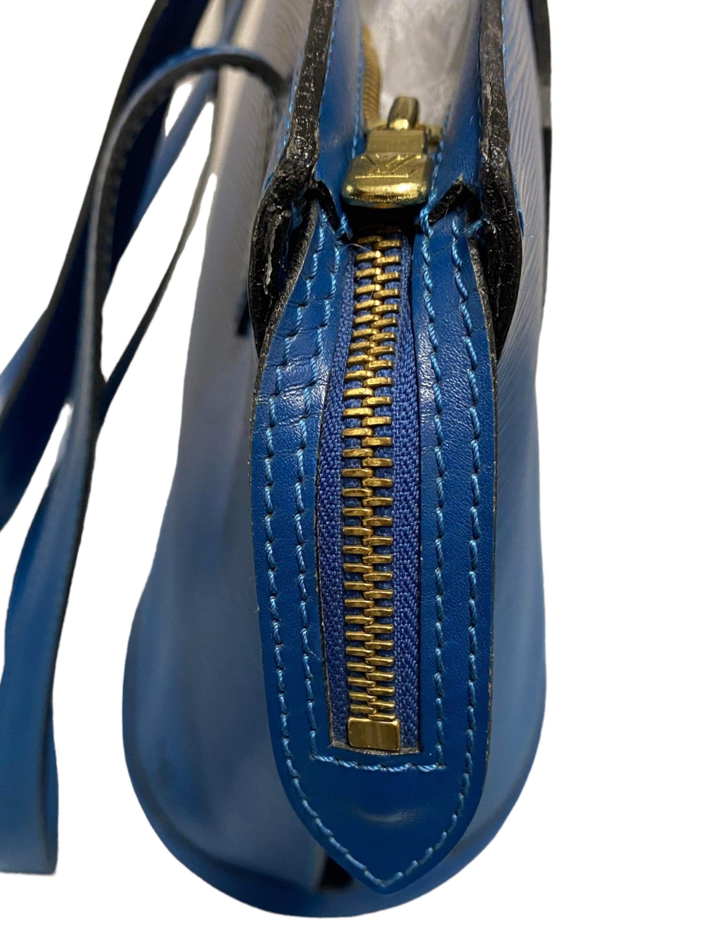 LOUIS VUITTON - Saint Jacques Epi Blue Handbag