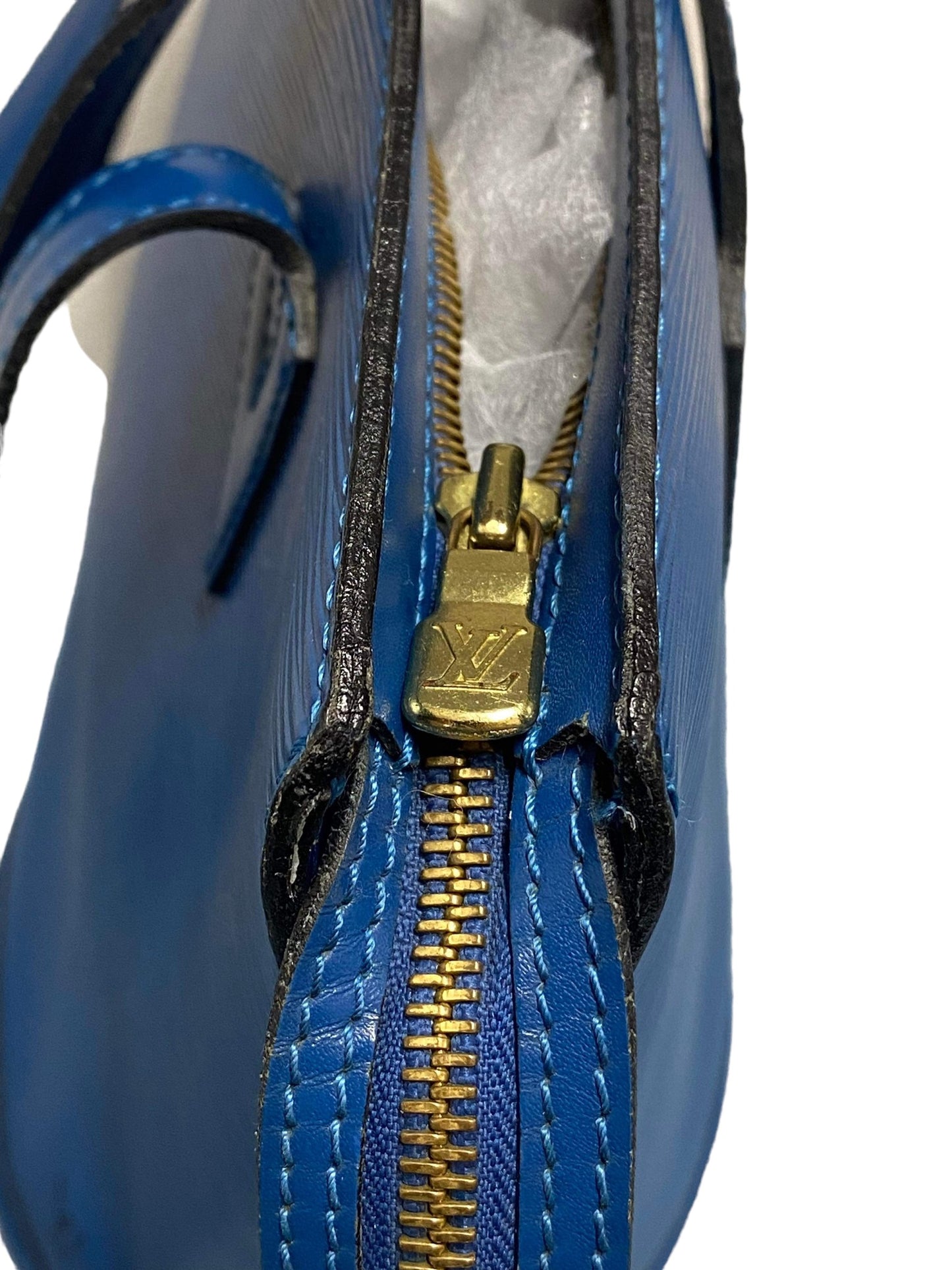 LOUIS VUITTON - Saint Jacques Epi Blue Handbag