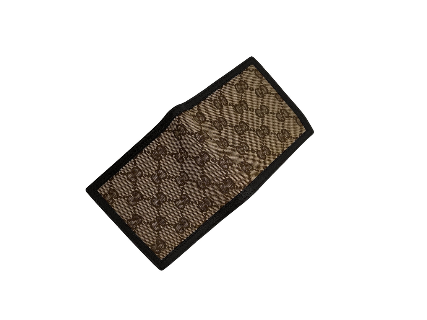 GUCCI - Beige Jacquard GG Bifold Wallet