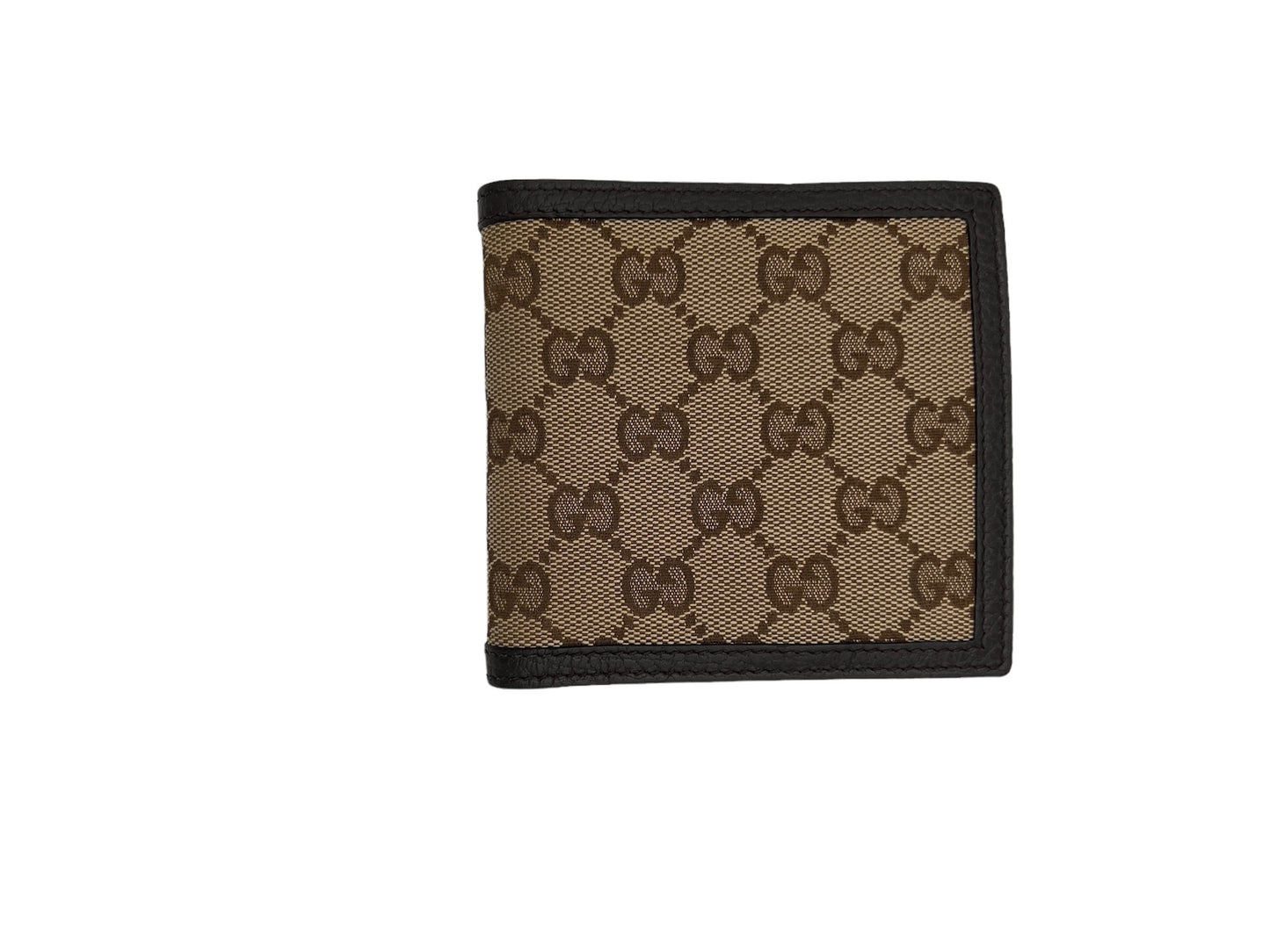 GUCCI - Cartera plegable con GG en jacquard beige