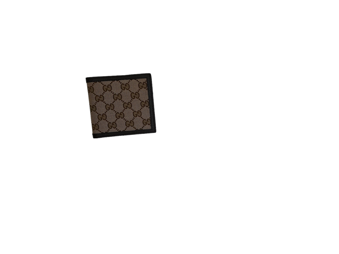 GUCCI - Cartera plegable con GG en jacquard beige