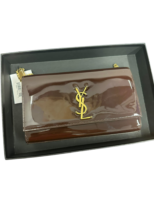 SAINT LAURENT - Patent Leather Kate Crossbody Bag