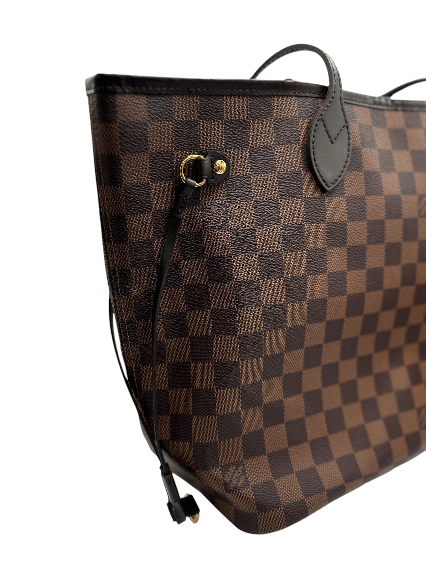 PRE-OWNED LV Neverfull MM Damier Ebene Canvas Tote Bag