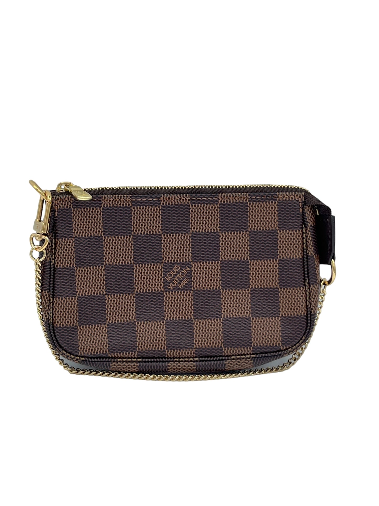 LOUIS VUITTON - Damier Ebene Mini Pochette Accessories