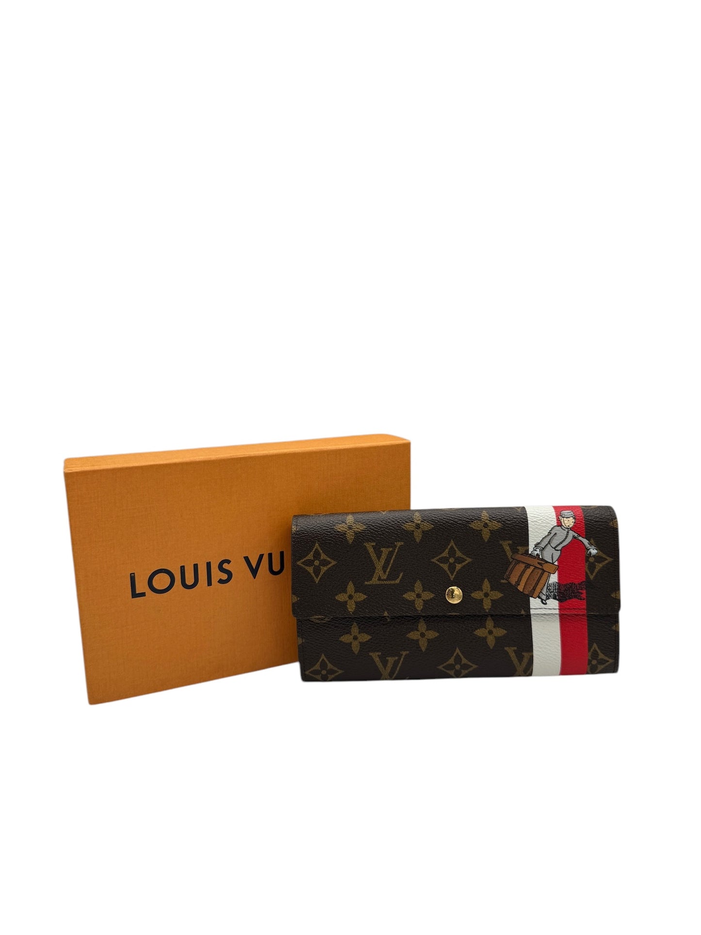 PRE-OWNED LV Monogram Canvas Wallet