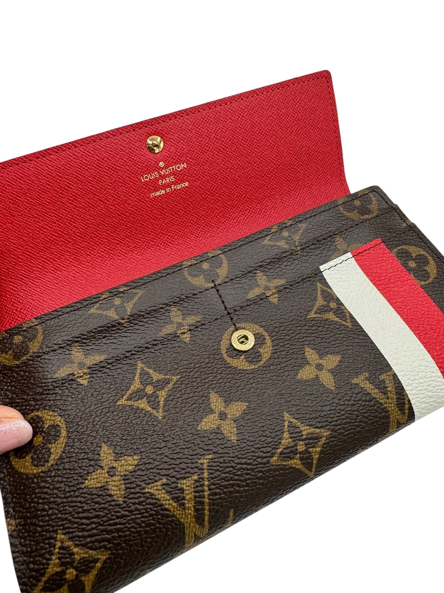 PRE-OWNED LV Monogram Canvas Wallet