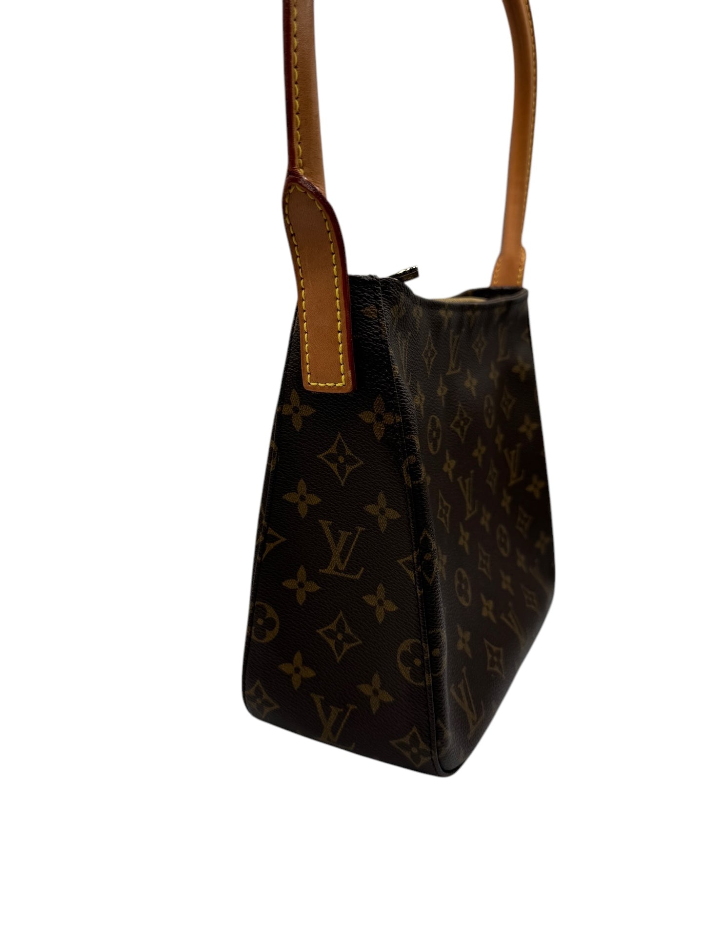 PRE-OWNED LV Looping MM Monogram Canvas Shoulder Bag