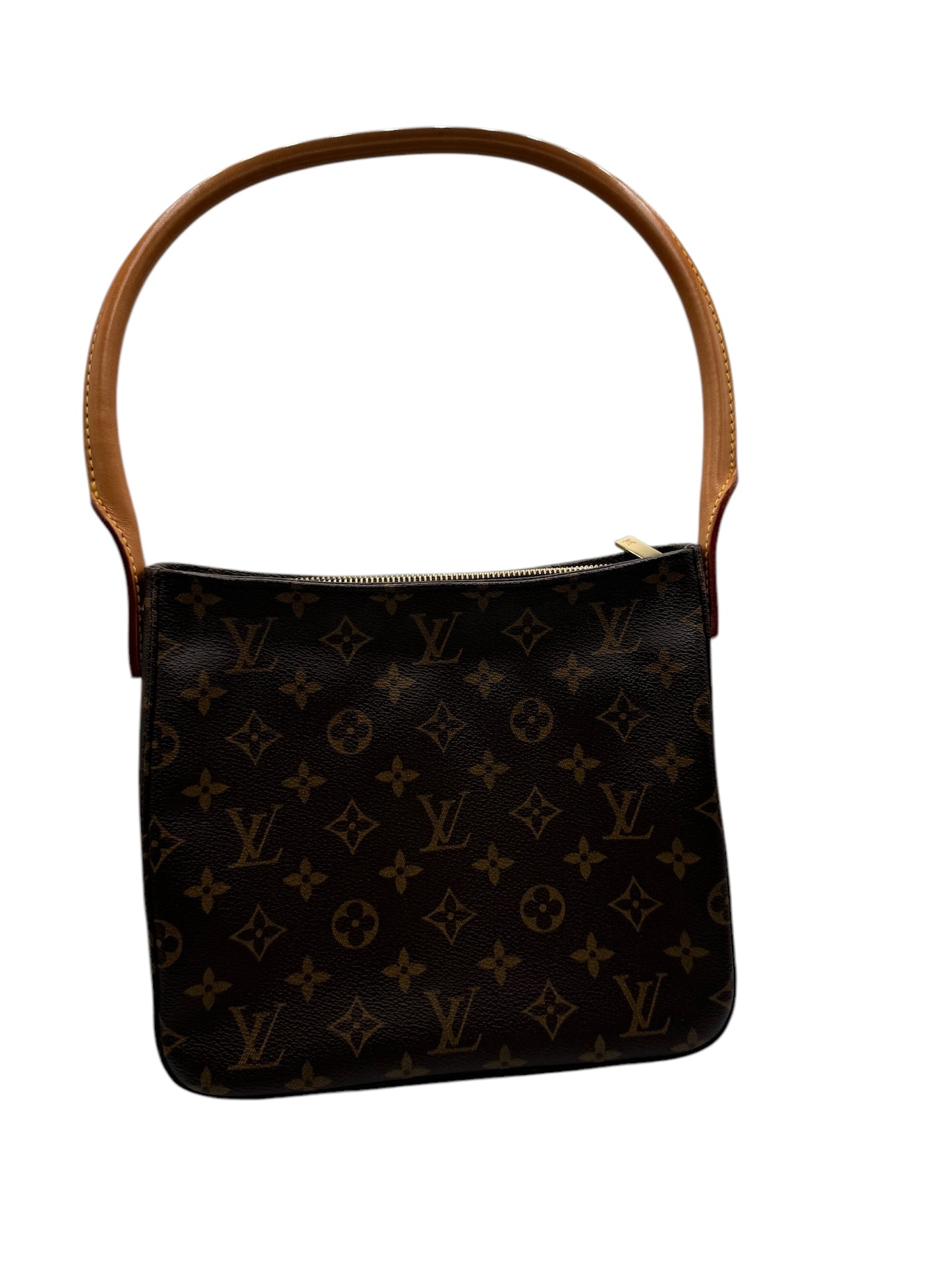 PRE-OWNED LV Looping MM Monogram Canvas Shoulder Bag