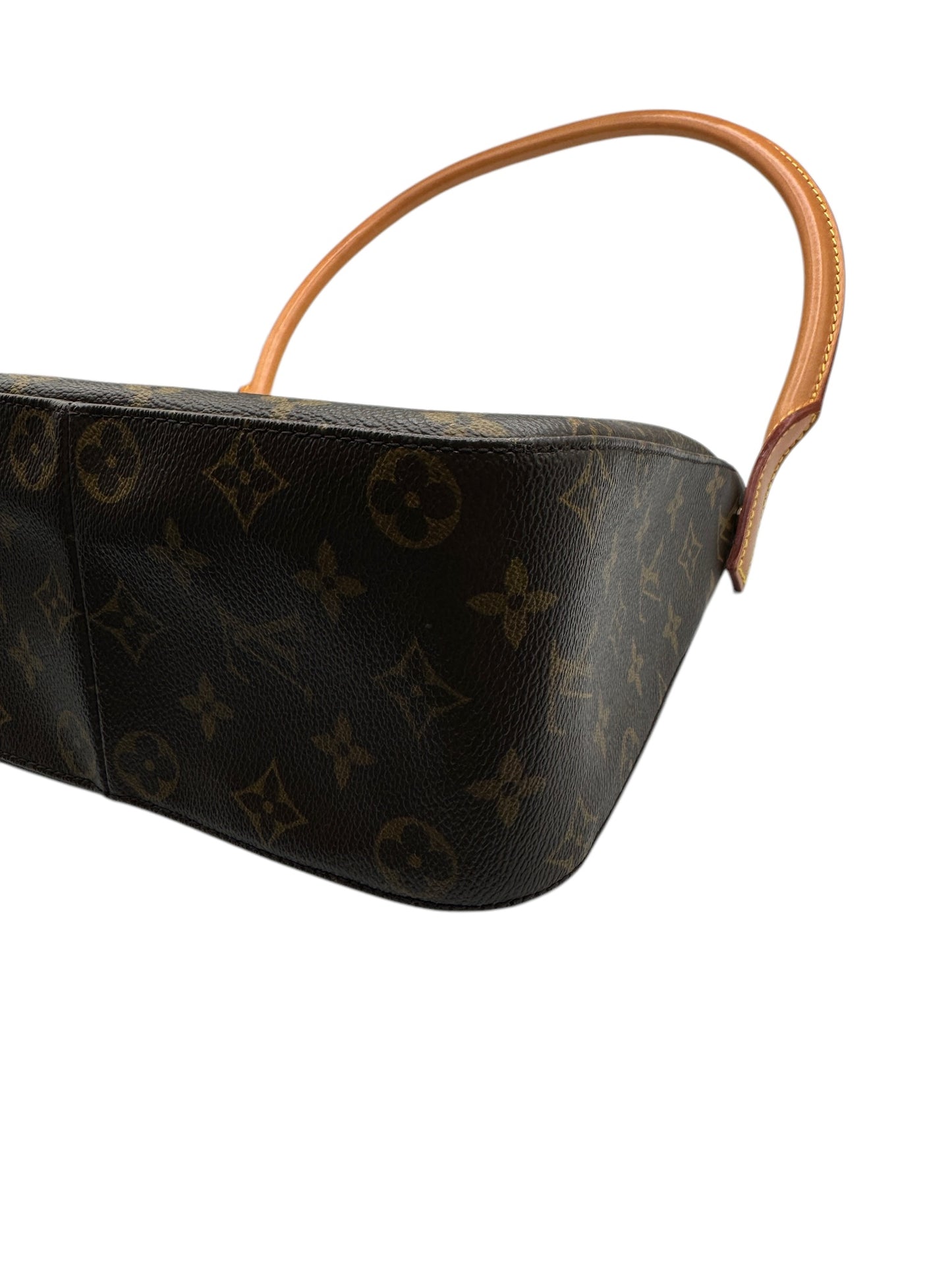 PRE-OWNED LV Looping MM Monogram Canvas Shoulder Bag