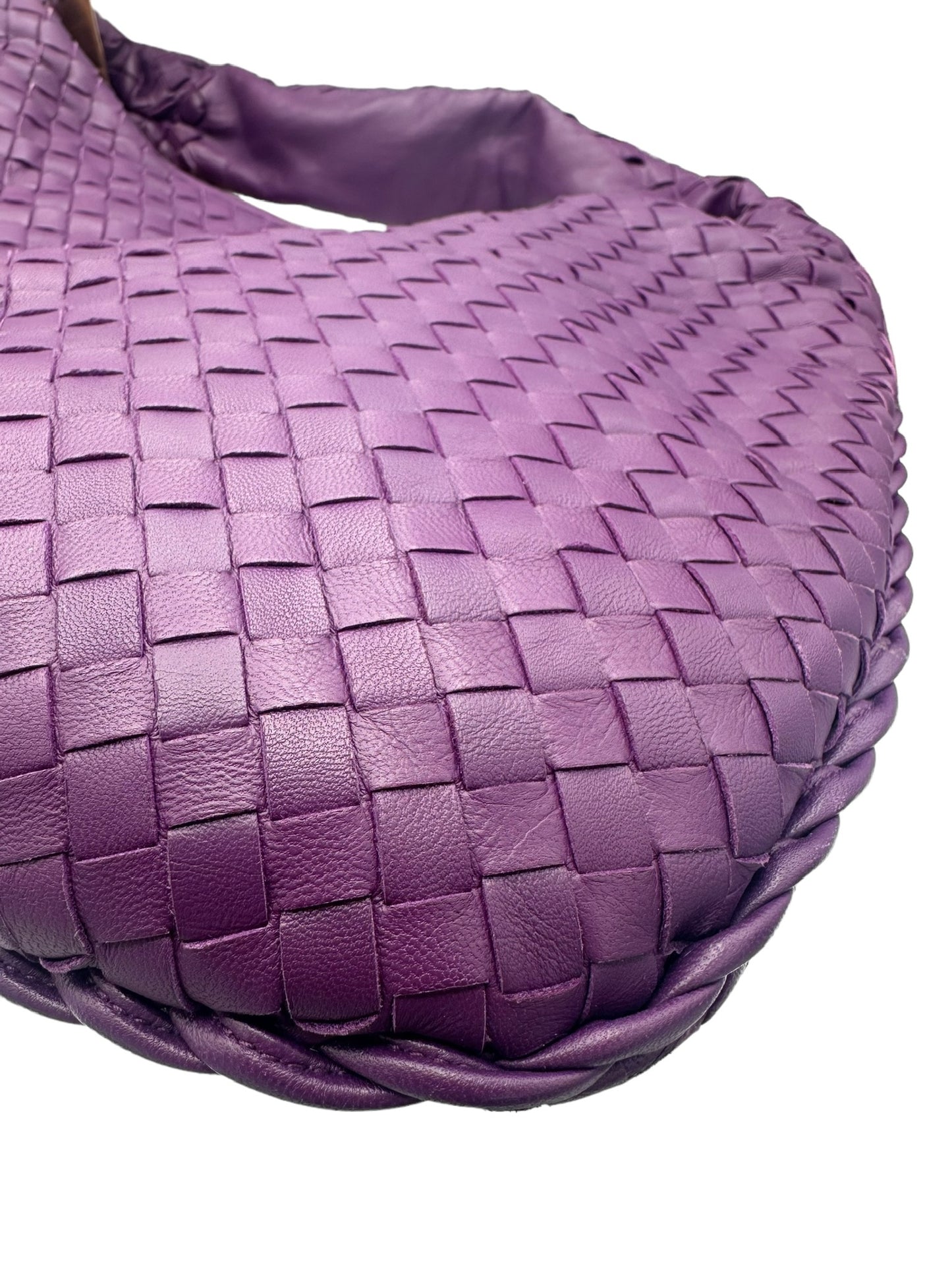 BOTTEGA VENETA - Purple Intrecciato Nappa Leather