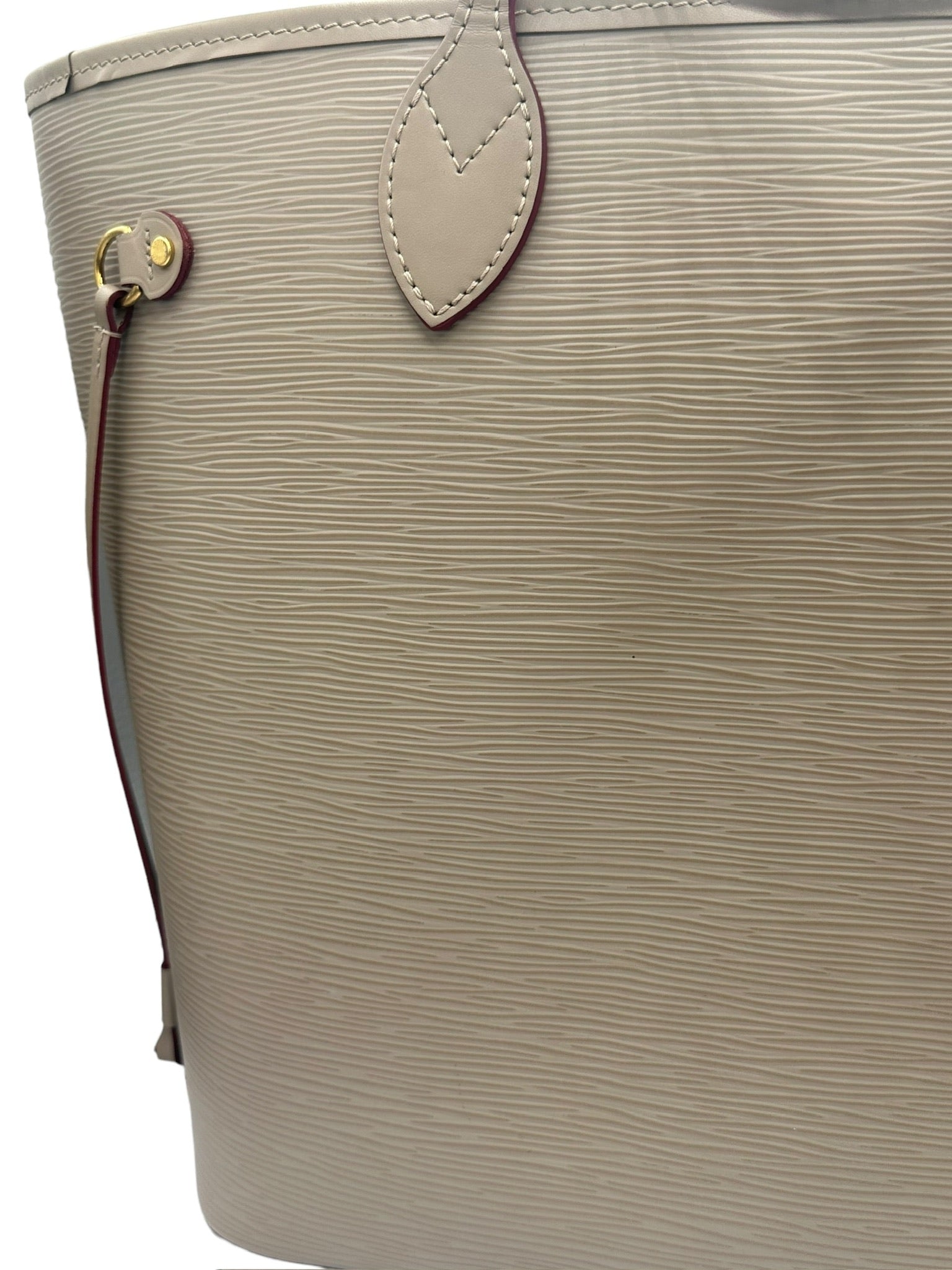 LOUIS VUITTON - Bolso de mano Epi de piel Neverfull MM 