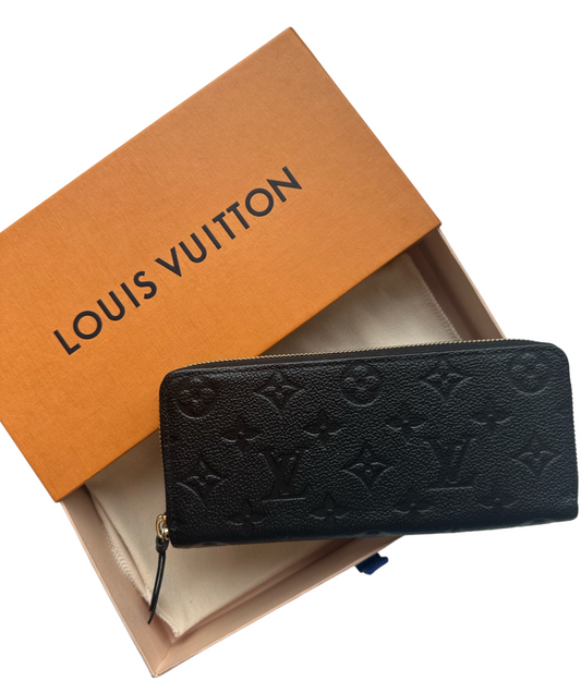 LOUIS VUITTON - Black Empreinte Clemente Wallet