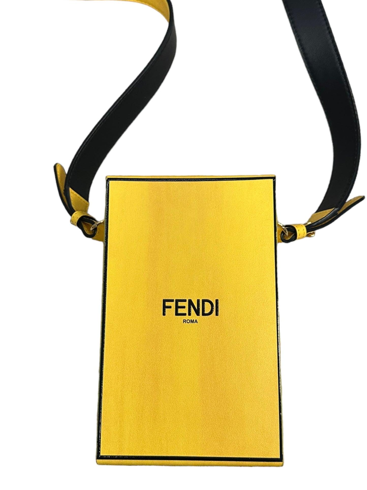 FENDI - Vitello Vertical Yellow Box