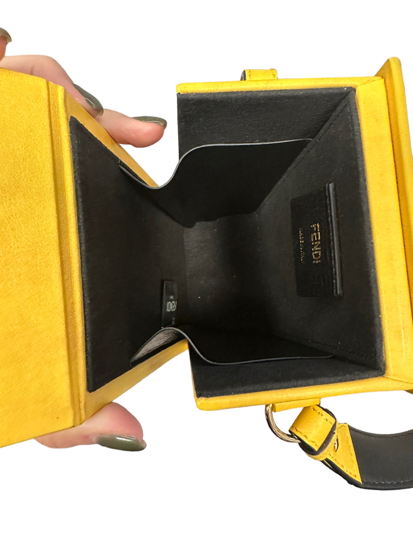FENDI - Vitello Vertical Yellow Box