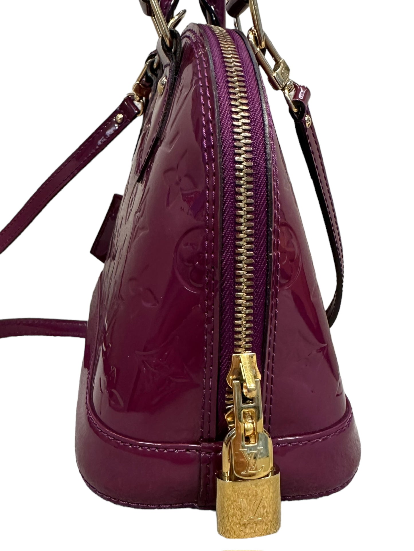 LOUIS VUITTON - Purple Patent Alma BB