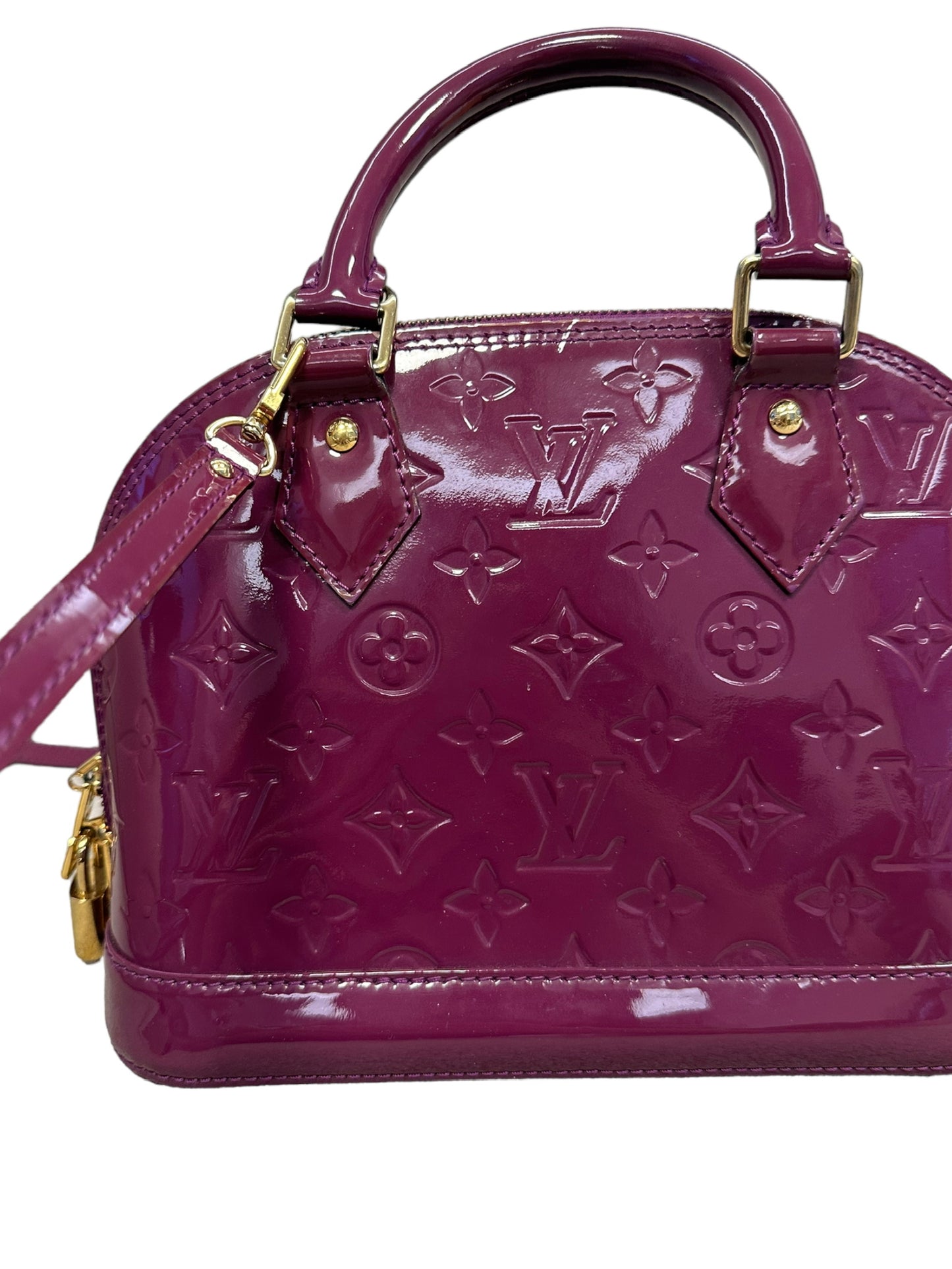 LOUIS VUITTON - Purple Patent Alma BB