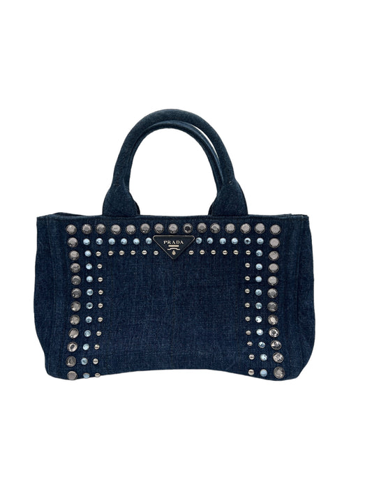 PRADA - Denim Canapa Tote Bag