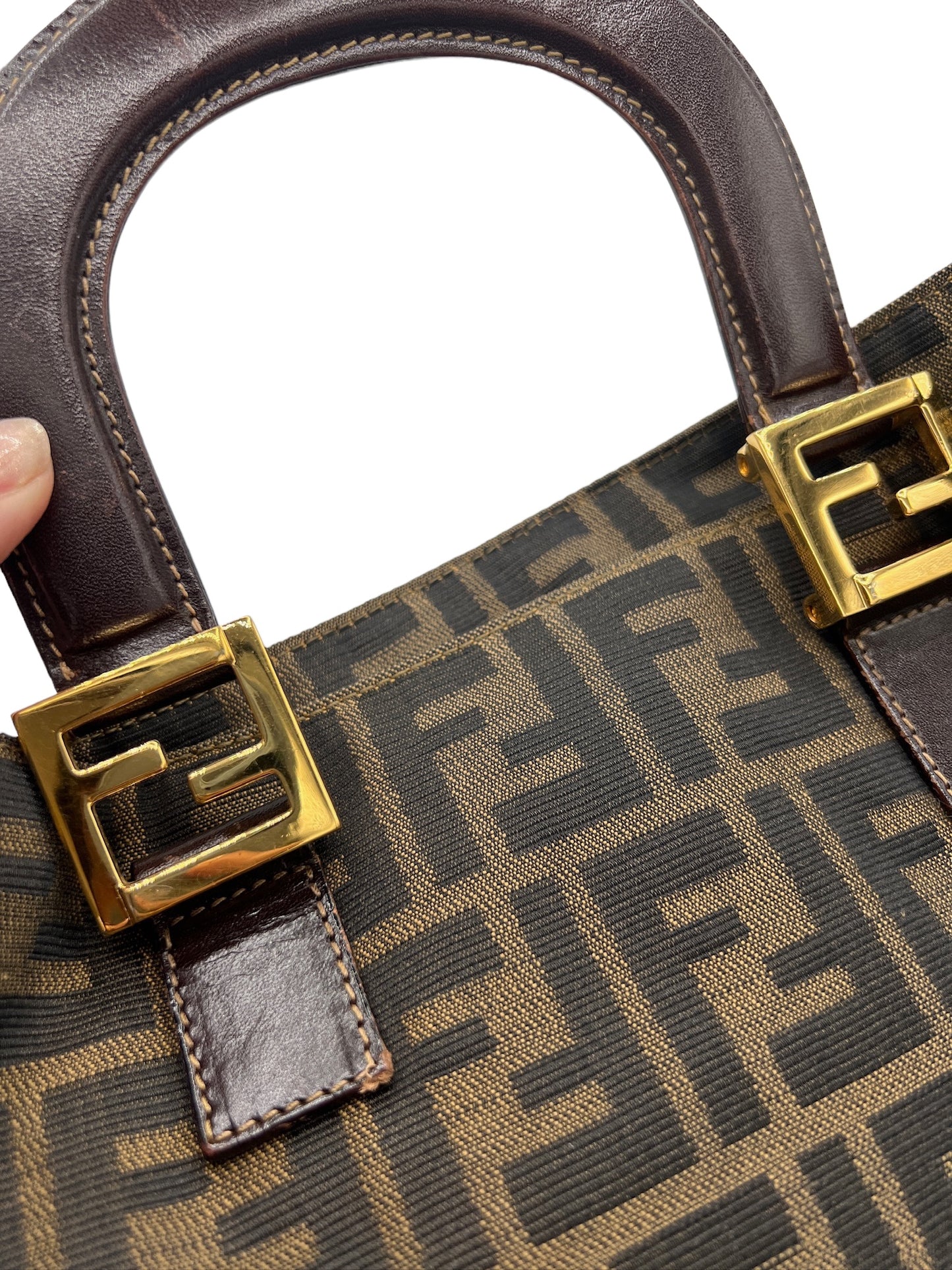 FENDI - Nylon Jacquard FF Zucca Tote Bag