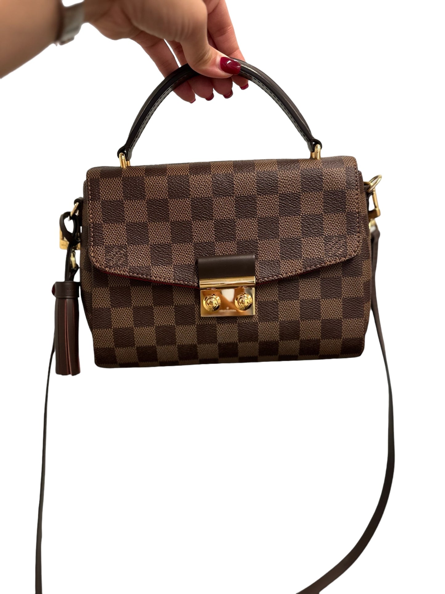 LOUIS VUITTON - Damier Ebene Canvas Croisette