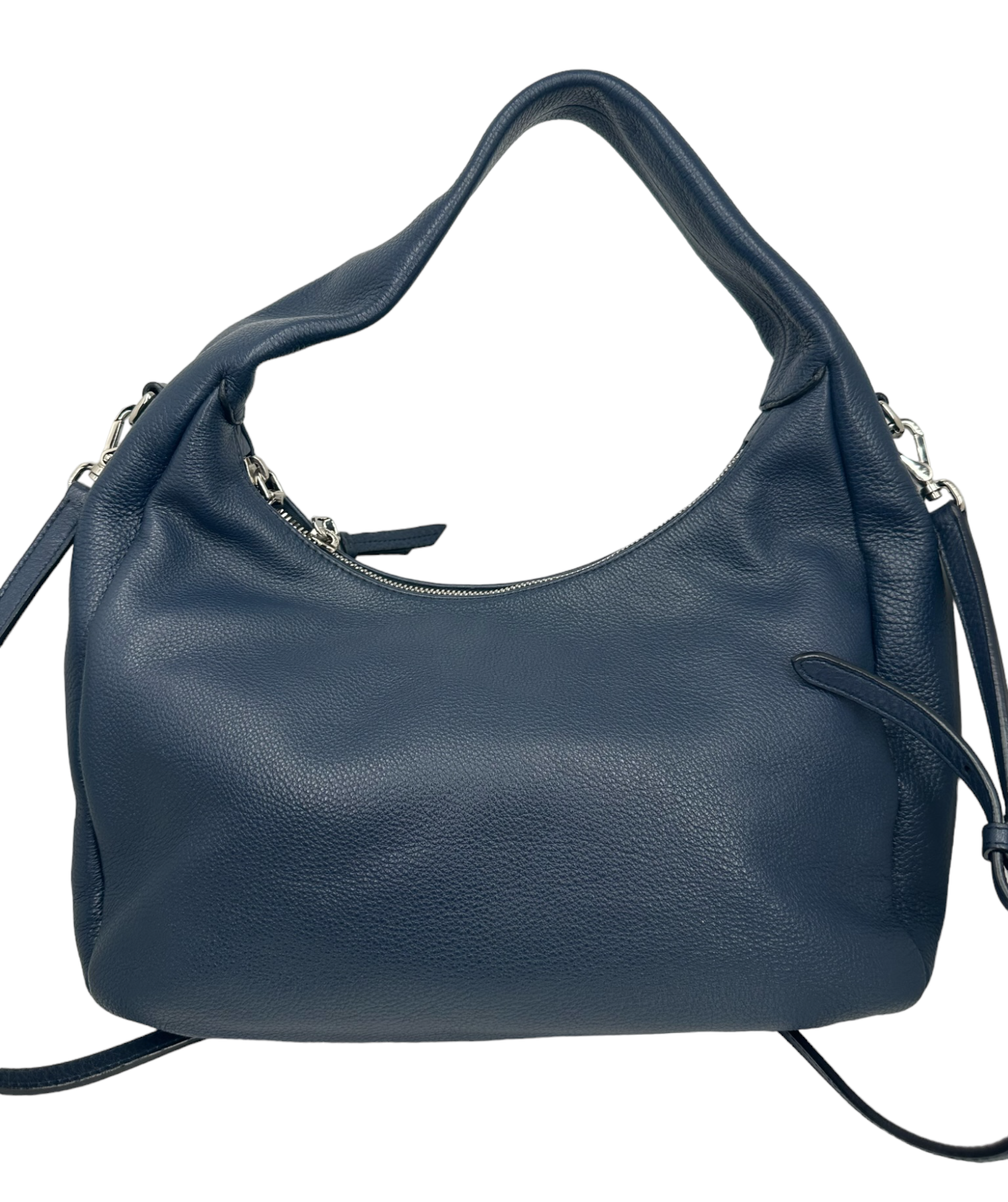 PRADA - Convertible Zipped Hobo Vitello Phenix