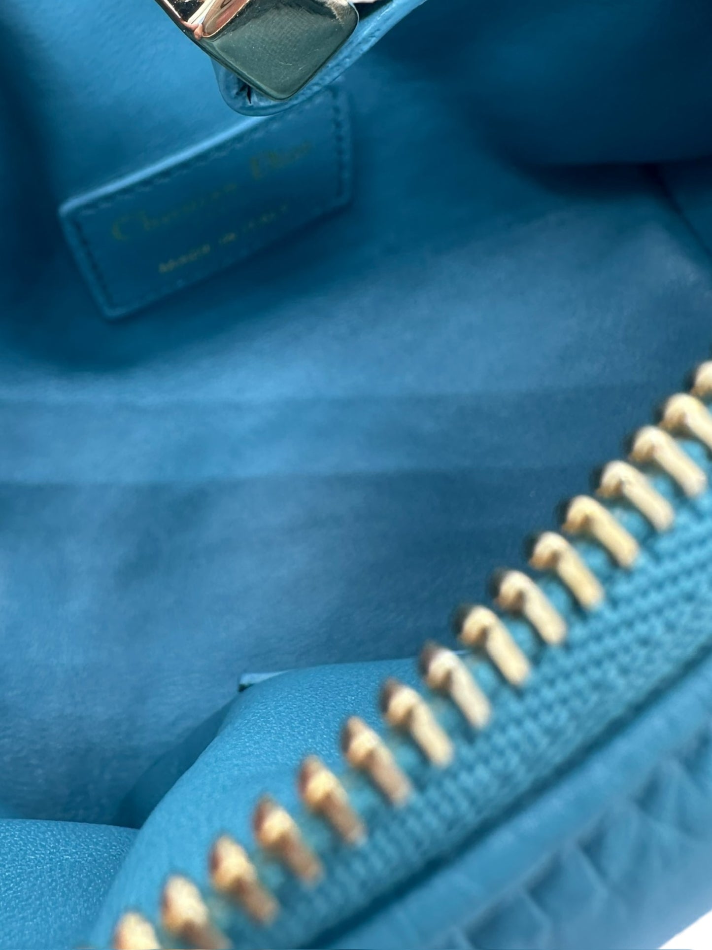DIOR - Dior Travel Nomad Pouch Macrocannage Quilt Calfskin Medium