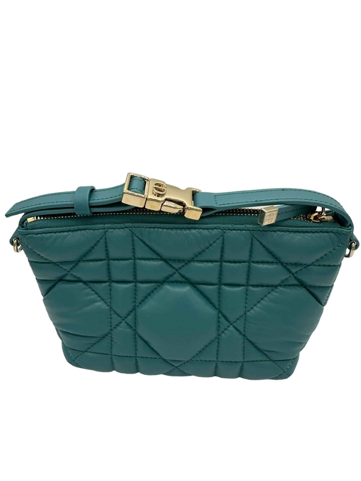 DIOR - Dior Travel Nomad Pouch Macrocannage Quilted Calfkin Medium