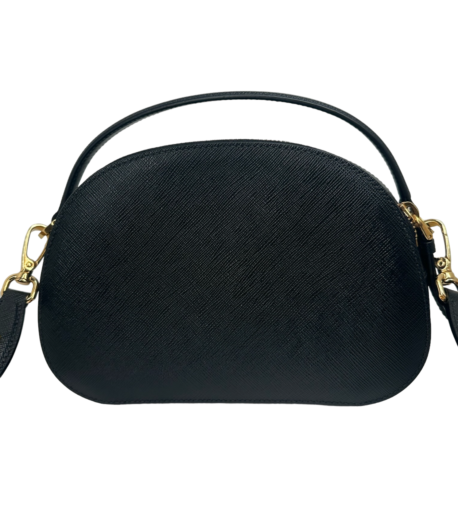 PRADA - Black Saffiano Odette Bag – thevintagecaffe