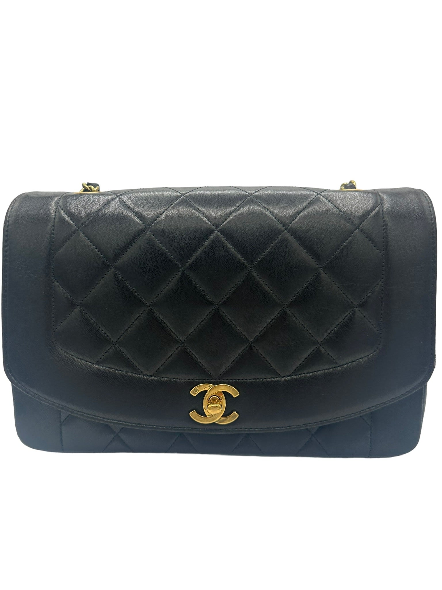 CHANEL - Bolso de hombro Diana Flap Matelasse