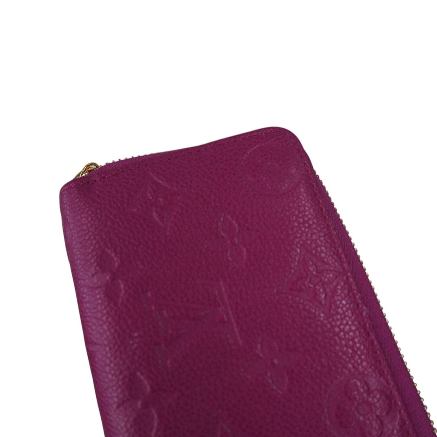 PRE-OWNED LV Grape Monogram Empreinte Zippy Wallet