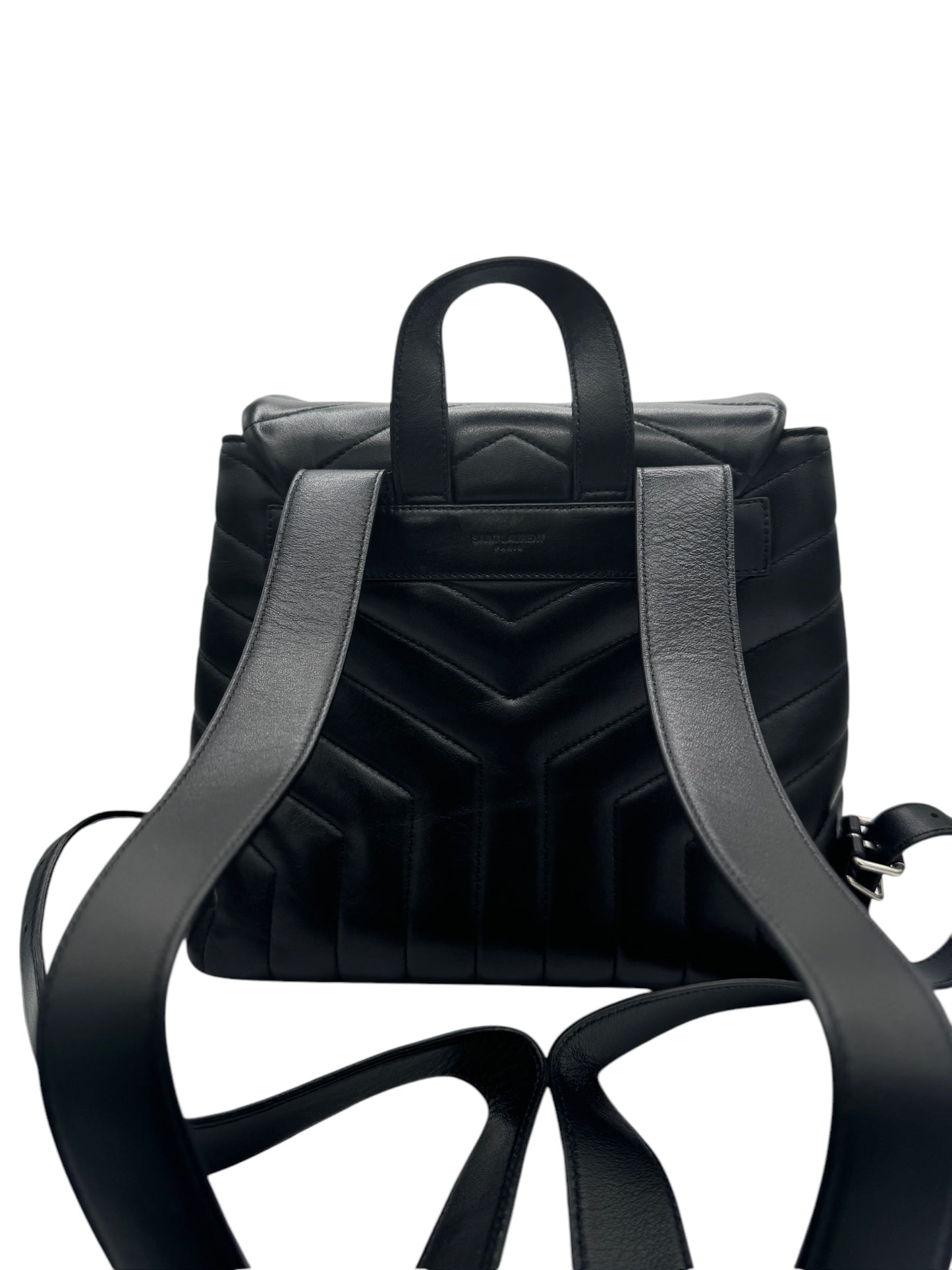 PRE-OWNED Loulou Black Calfskin Backpack (PART 1)