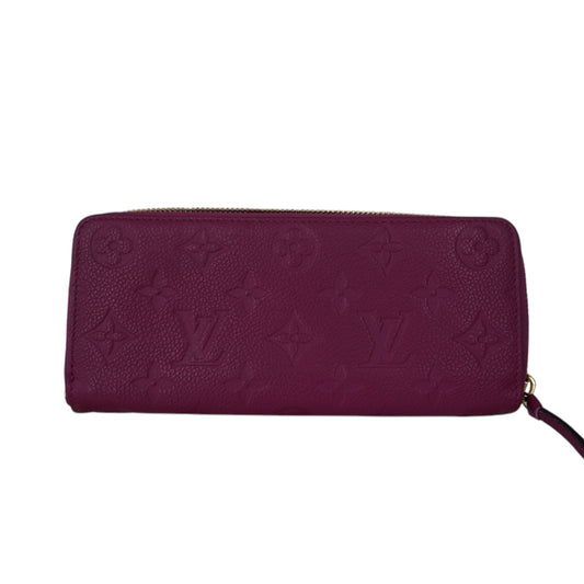 PRE-OWNED LV Grape Monogram Empreinte Zippy Wallet