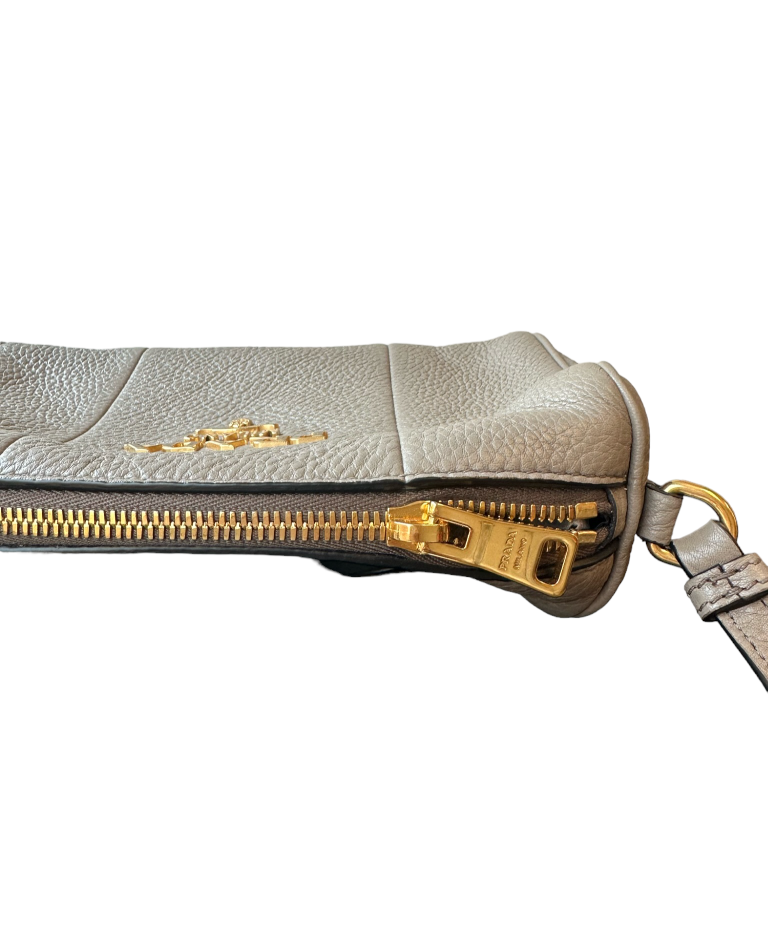 PRADA - Barrel Crossbody Bag Vitello Phenix
