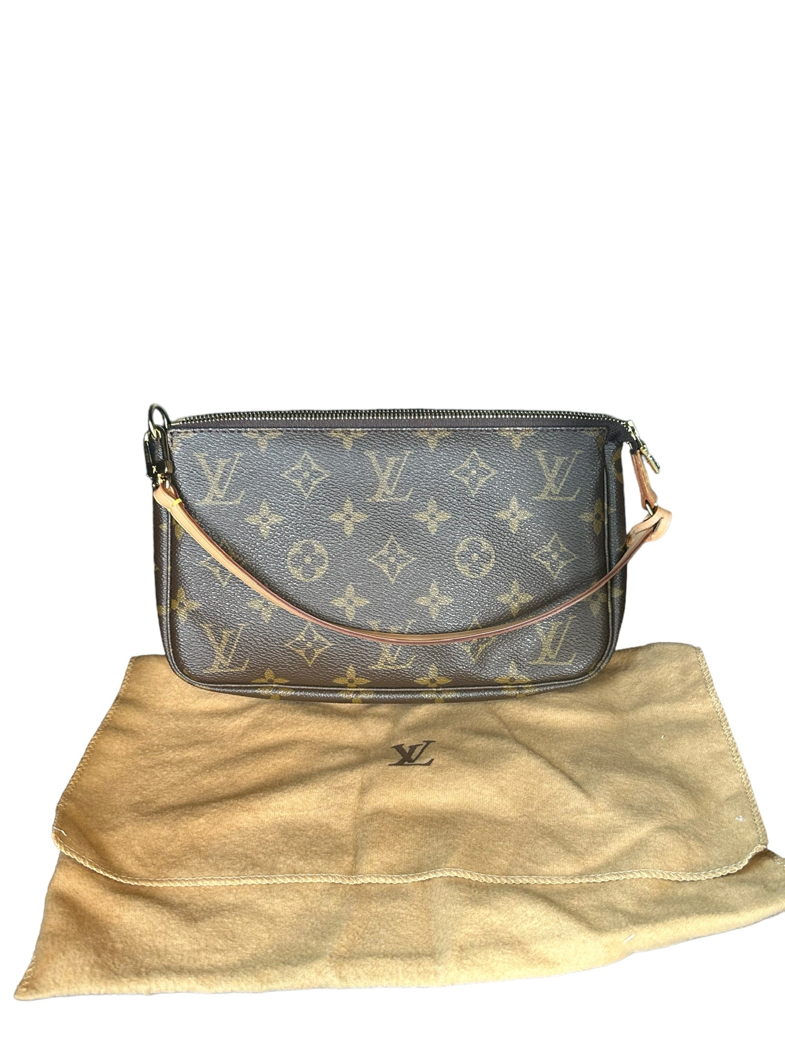 LOUIS VUITTON - Pochette con monograma