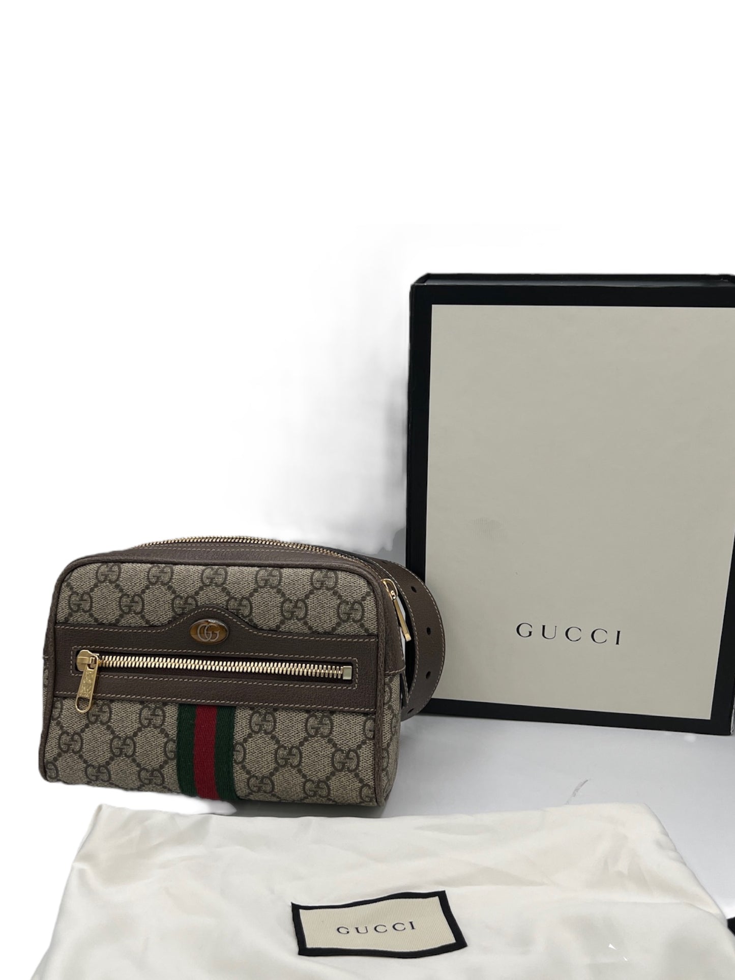 GUCCI - GG Supreme Web Ophidia Belt Bag